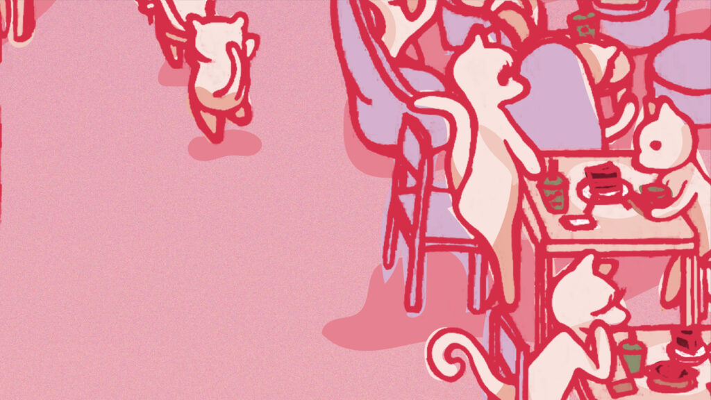 Fantasy and cute Illustration – Cats in Taipei101