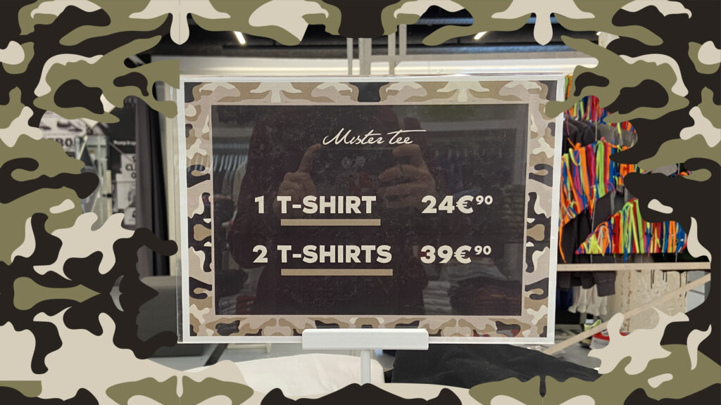 Promotion popup design for clothing brand Effective
