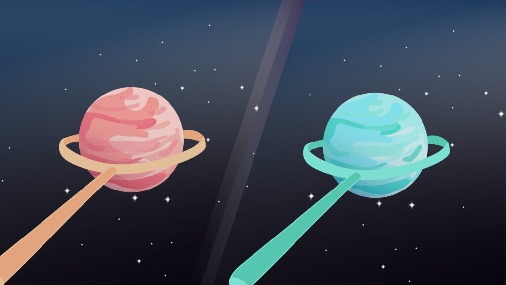 Creative Illustration – Lollipop planet