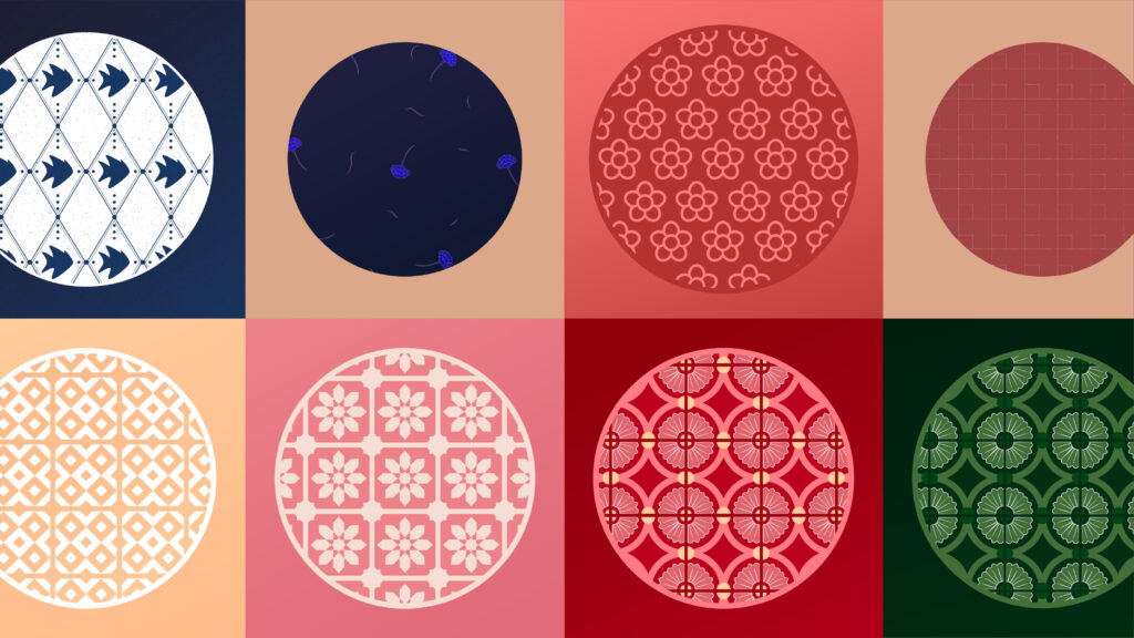 Kitsch Pattern design – Hybrid series