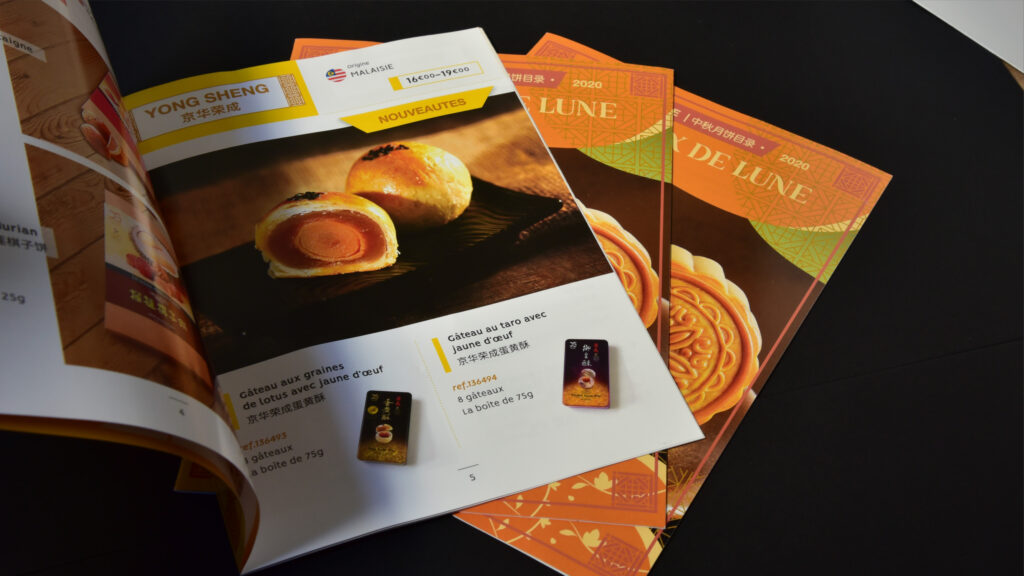Mooncake catalogue design and layout for Tang Frères