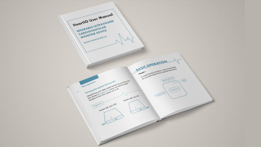 User manual design for HeartIO